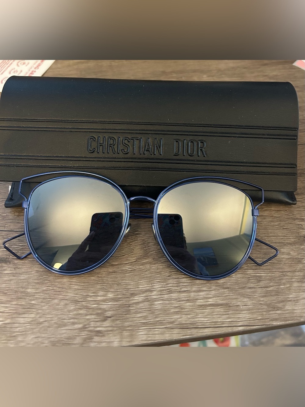Dior Sideral 2 Mirrored Lenses in Navy